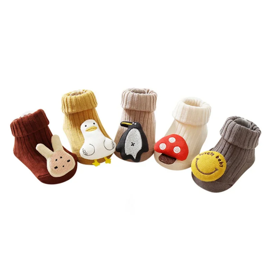 LittleCritters™ – Sicheri Baby Socken mit Antirutsch – Tierli Set