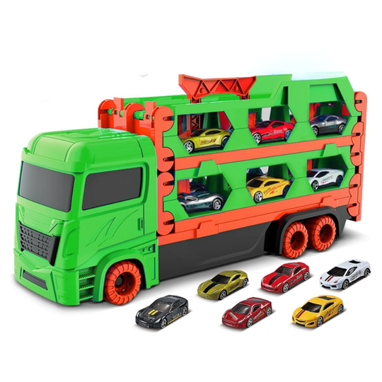 SpeedTruck™ 2-in-1 Spielzeugtruck – Rennen, Transportieren & Aufbewahren