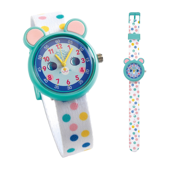 MouseTime™ Kinderuhr – Maus-Design für Kinder