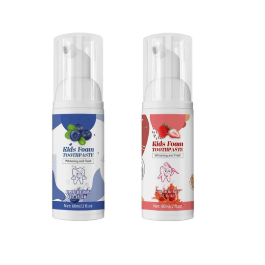 BerryBrush™ – 360° Schaum Kinderzahnpasta – Erdbeer & Heidelbeer
