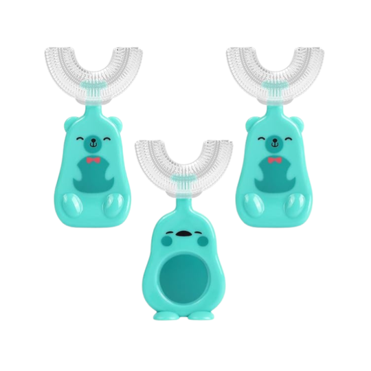 BearBrush™ – U-Form Kinderzahnbürste mit Bärli-Griff