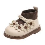 BloomSteps™ – Komfortabli Schueh mit Bluemäprint – Meitli Läärschueh