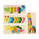 AnimalPuzzle™ Lern-Holzpuzzle Kinderspielzeug für Chind