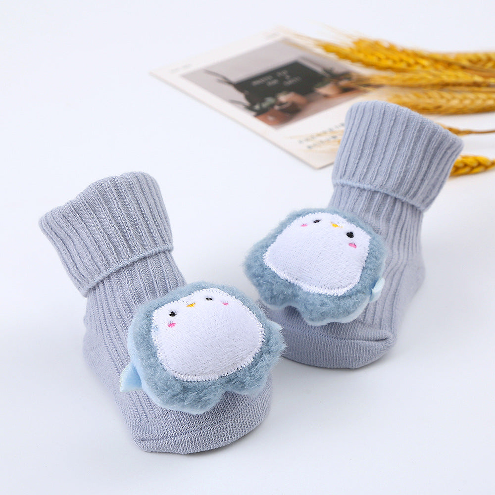 Plush sock shoes for babies