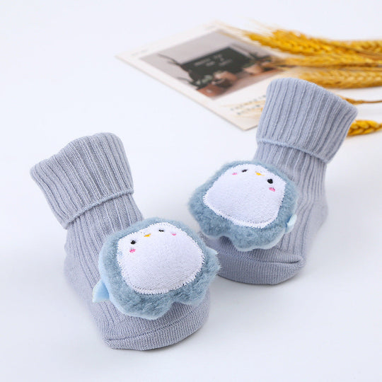 Plush sock shoes for babies
