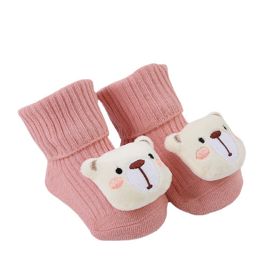 Plush sock shoes for babies