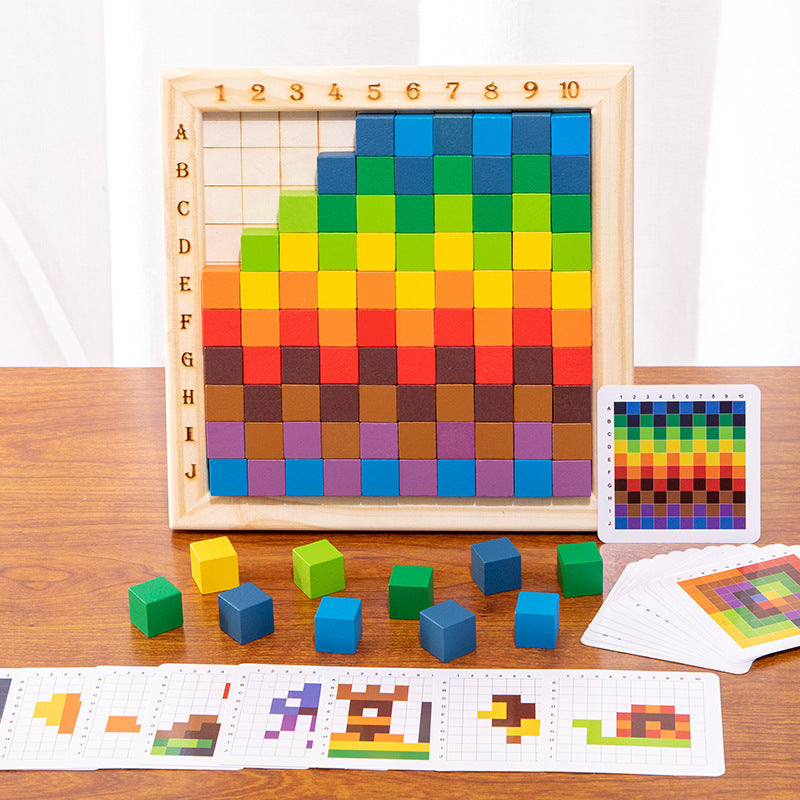 ColorCount™ - Montessori Farb- & Zahlä-Holzspielzeug Chind