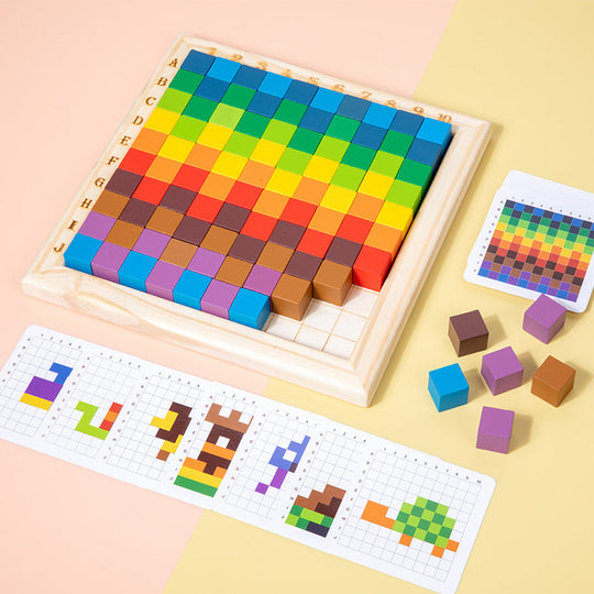 ColorCount™ - Montessori Farb- & Zahlä-Holzspielzeug Chind