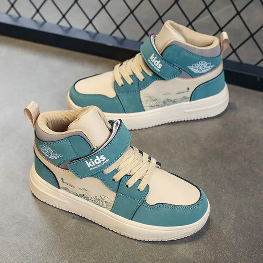 StepActive™ – Leder Sneakers für Chind – Klassisch, Komfortabel & Rutschfest