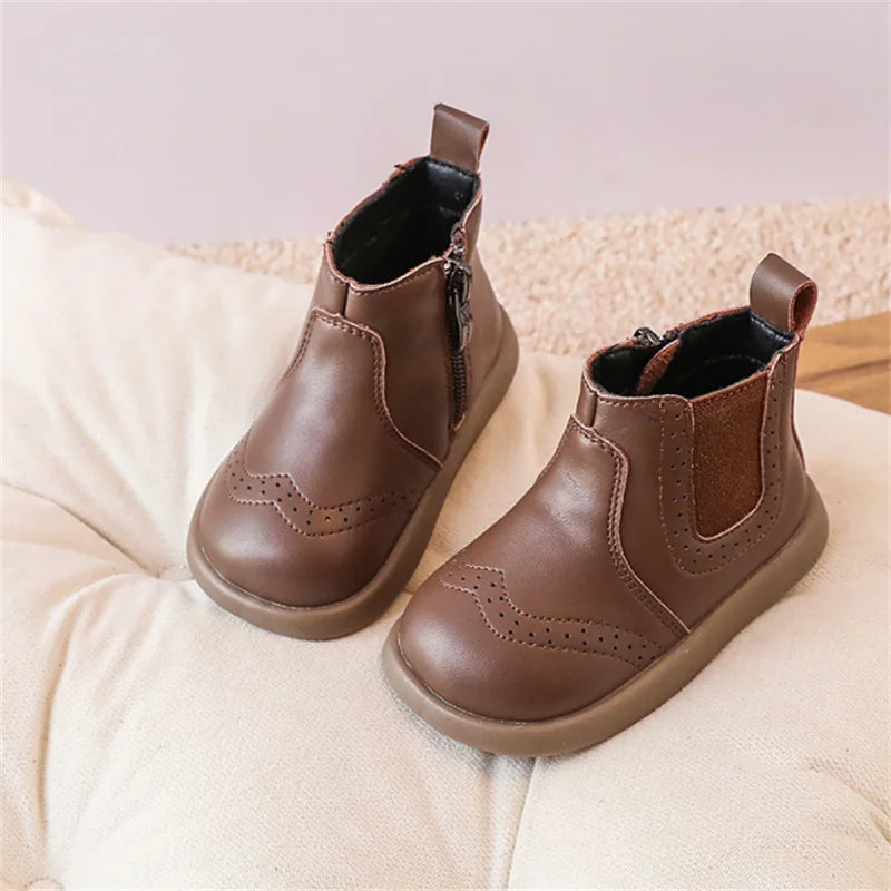 ClassicStep™ – Kinder Boots aus Leder – Klassisch & Robust