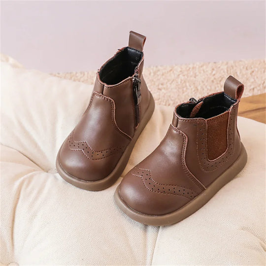 ClassicStep™ – Kinder Boots aus Leder – Klassisch & Robust