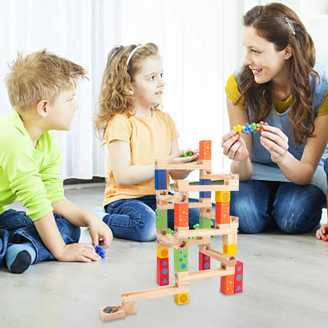 MarbleMagic™ - Murmelbahn Holzspielzeug Kinderspielzeug