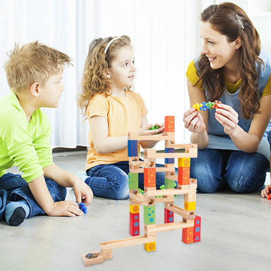 MarbleMagic™ - Murmelbahn Holzspielzeug Kinderspielzeug