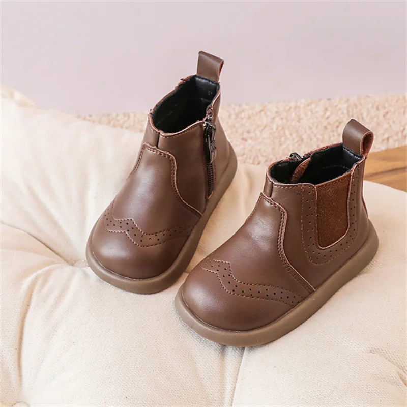 ClassicStep™ – Kinder Boots aus Leder – Klassisch & Robust