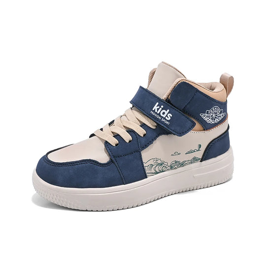 StepActive™ – Leder Sneakers für Chind – Klassisch, Komfortabel & Rutschfest