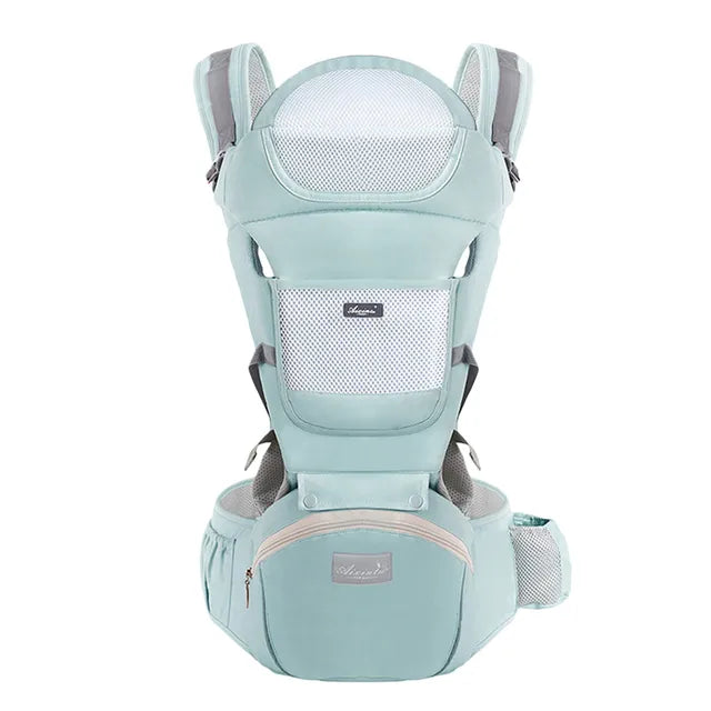 BabyCarrier™ 6-in-1 – Unisex Babytrage mit Stauraum & Ergonomie