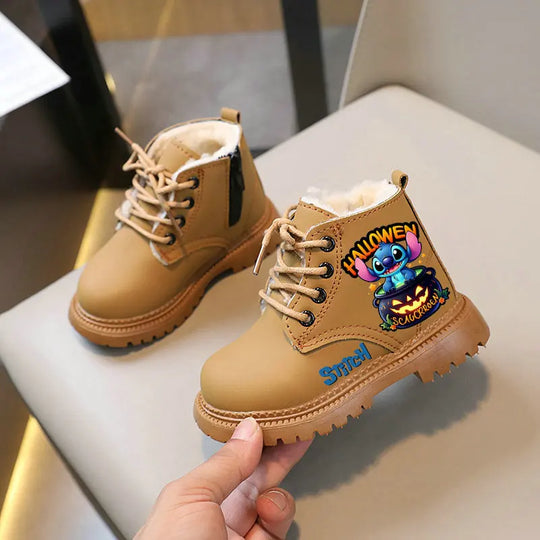 StitchBoots™ – Kinder Boots mit Halloween-Design – Warm & Bequem