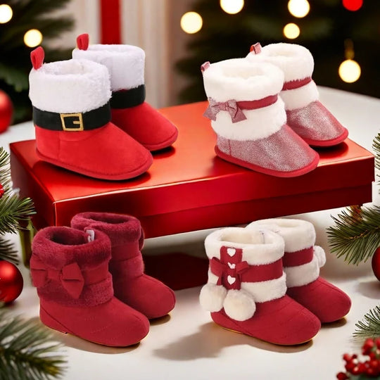 FestiveToes™ – Baby Boots für Weihnachten – Warm & Charmant