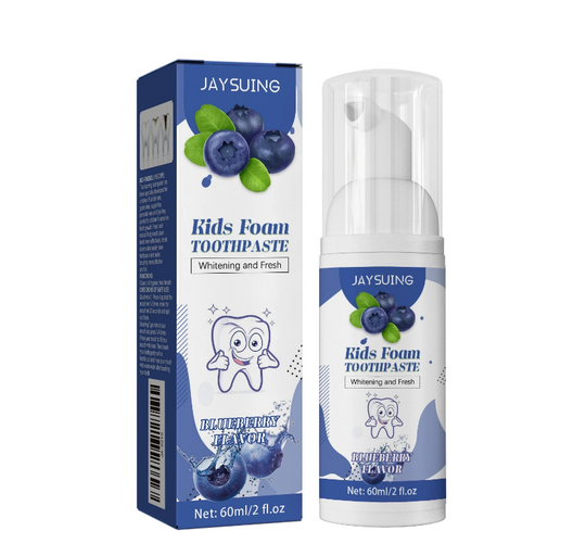 BerryBrush™ – 360° Schaum Kinderzahnpasta – Erdbeer & Heidelbeer