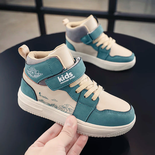 StepActive™ – Leder Sneakers für Chind – Klassisch, Komfortabel & Rutschfest