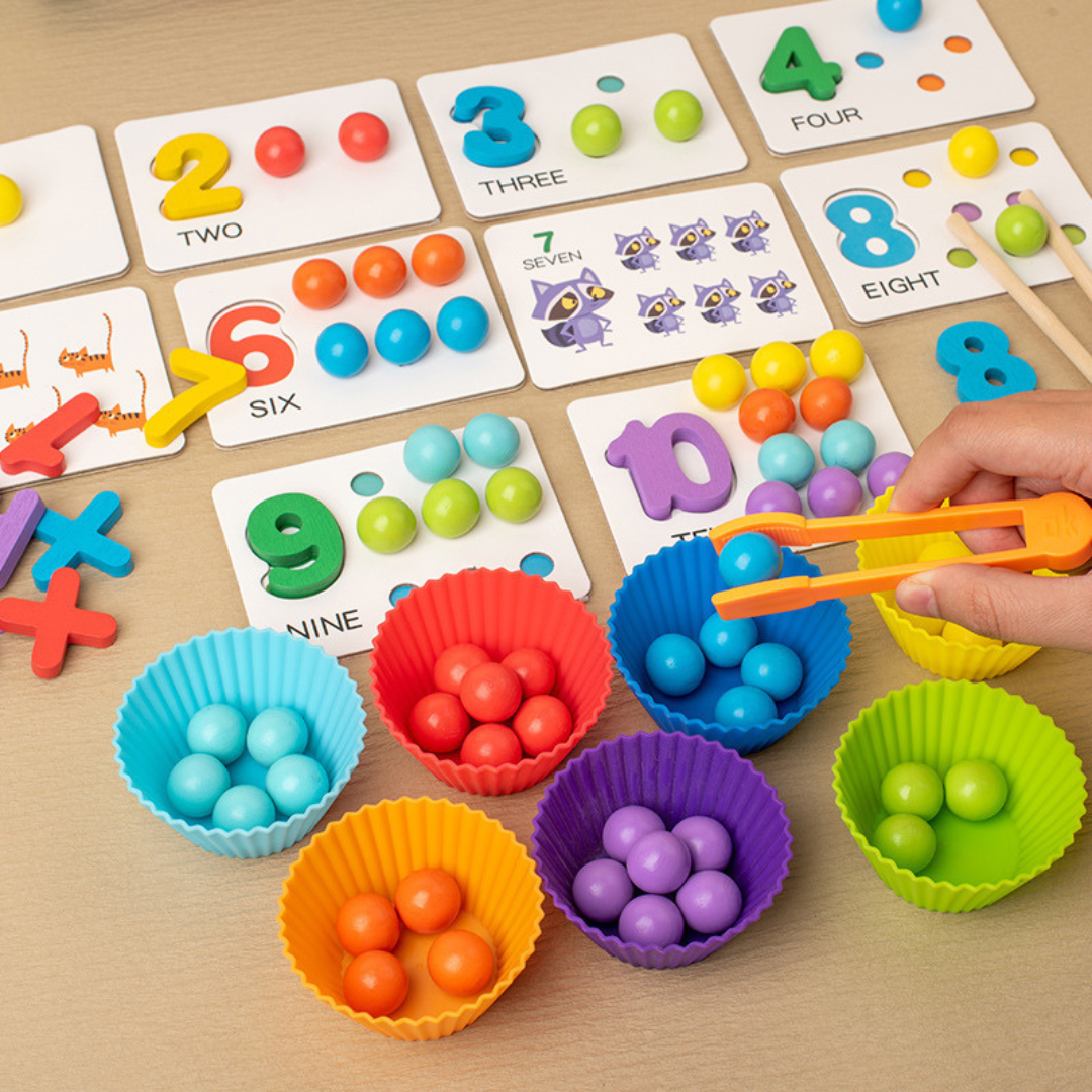 SmartStart™ – Montessori Lernset mit Farbe & Zahl