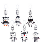 Baby rattles stuffed animals for strollers and cribs