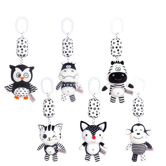 Baby rattles stuffed animals for strollers and cribs