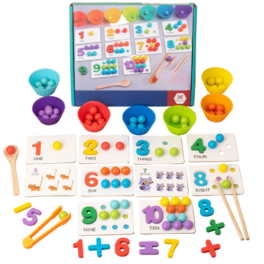 SmartStart™ – Montessori Lernset mit Farbe & Zahl