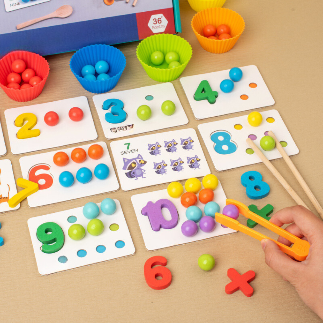 SmartStart™ – Montessori Lernset mit Farbe & Zahl