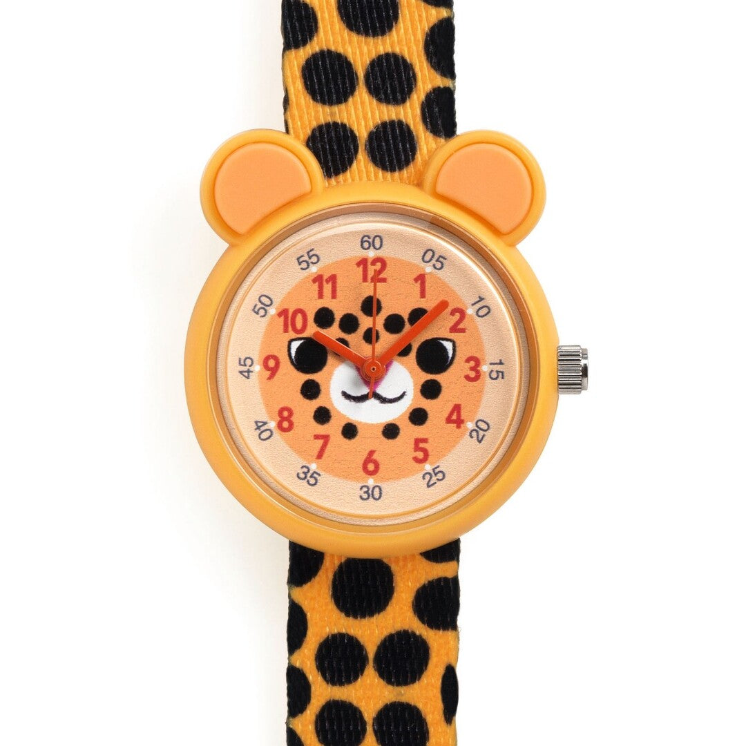TimeTiger™ Kinderuhr – Gepard-Design für Kinder