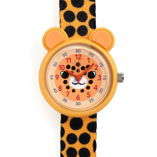 TimeTiger™ Kinderuhr – Gepard-Design für Kinder