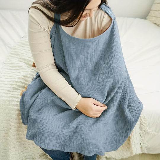 NurtureCover™ – Atmungsaktiver & Komfortabler Still-Schal aus Baumwolle