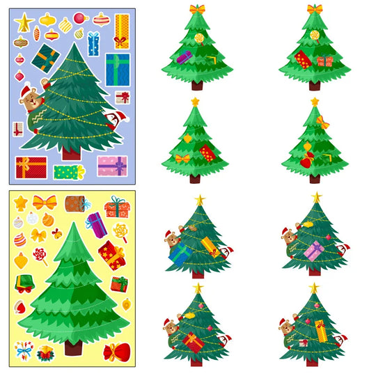 MagicTree™ 3-Pack – Build Your Own Christmas Wonders – DIY Stickers