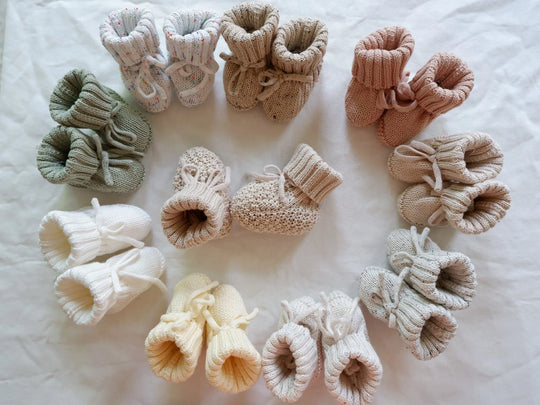 CozyBuds™ – Warme Gebrischti Babyslofli – Winterpantoffel für Chind