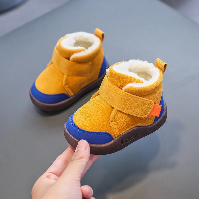 SnowCub™ – Warme Winterlaarsche mit Antirutsch-Sohli – Kinder Winterlaarsche