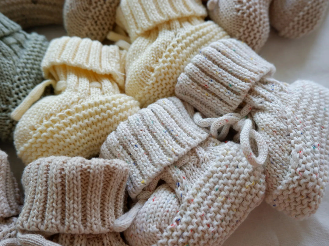 CozyBuds™ – Warme Gebrischti Babyslofli – Winterpantoffel für Chind