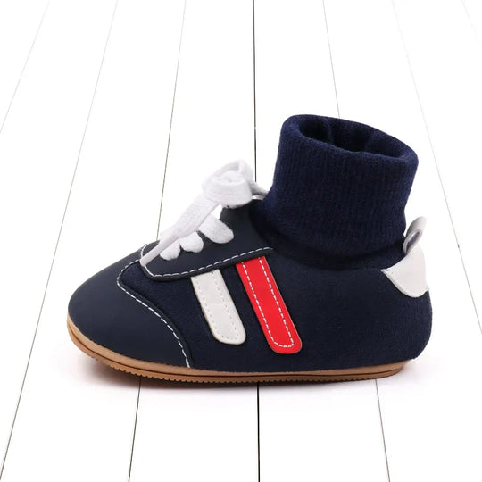 HappySteps™ – Slipvassti Patchwork Schueh – Babys erste Schrittli