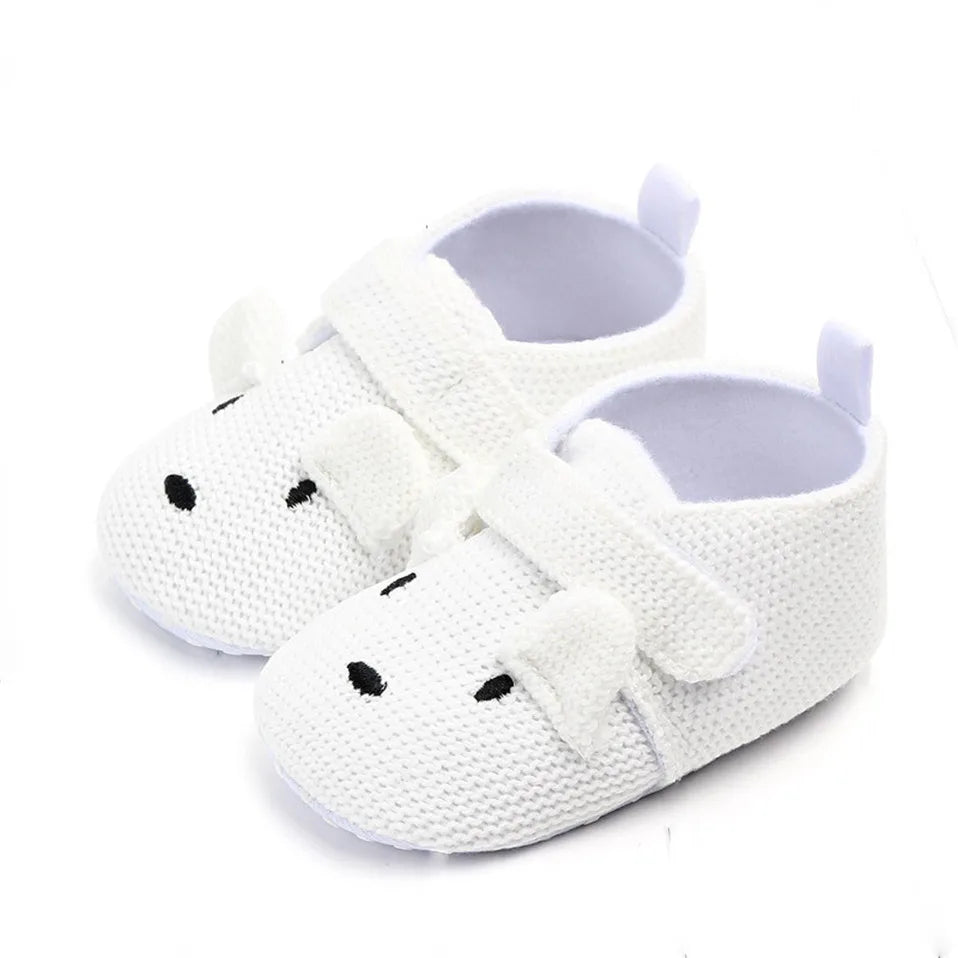 NestleToes™ – Antirutsch Babyslofje us Baumwolle – Warme Baby Schuhe