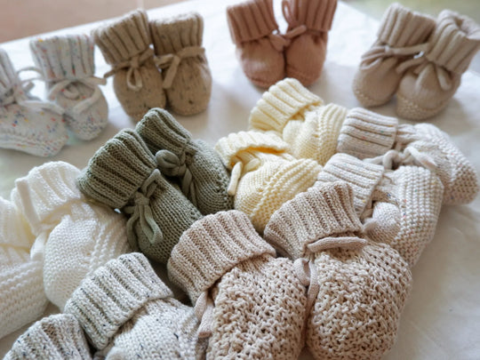 CozyBuds™ – Warme Gebrischti Babyslofli – Winterpantoffel für Chind
