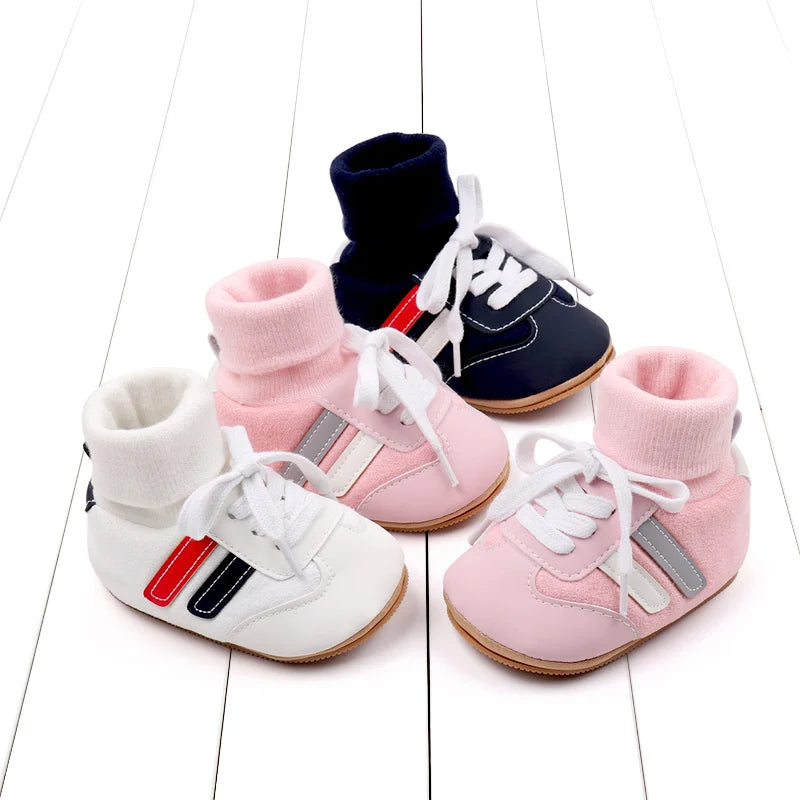 HappySteps™ – Slipvassti Patchwork Schueh – Babys erste Schrittli