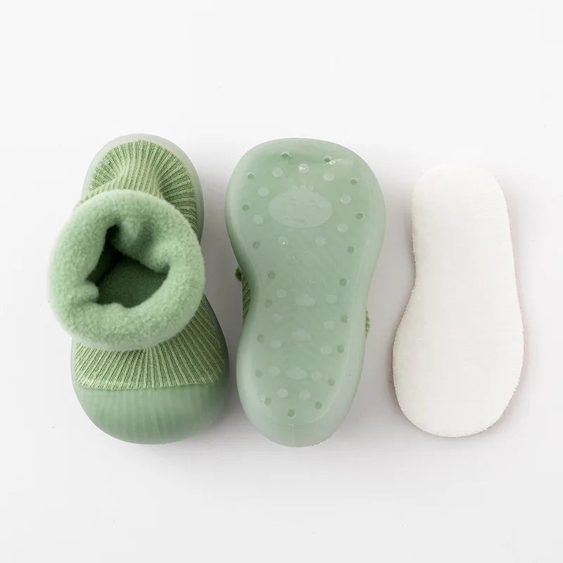 LittleGrip™ – Warme Antirutsch Babysöckli – Innen Schuh