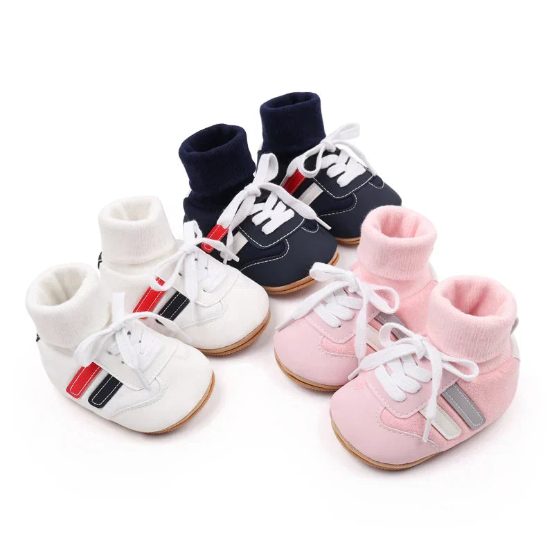 HappySteps™ – Slipvassti Patchwork Schueh – Babys erste Schrittli