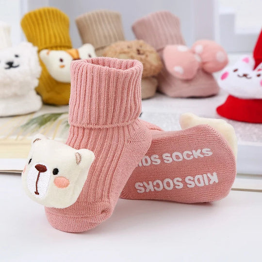 Plush sock shoes for babies