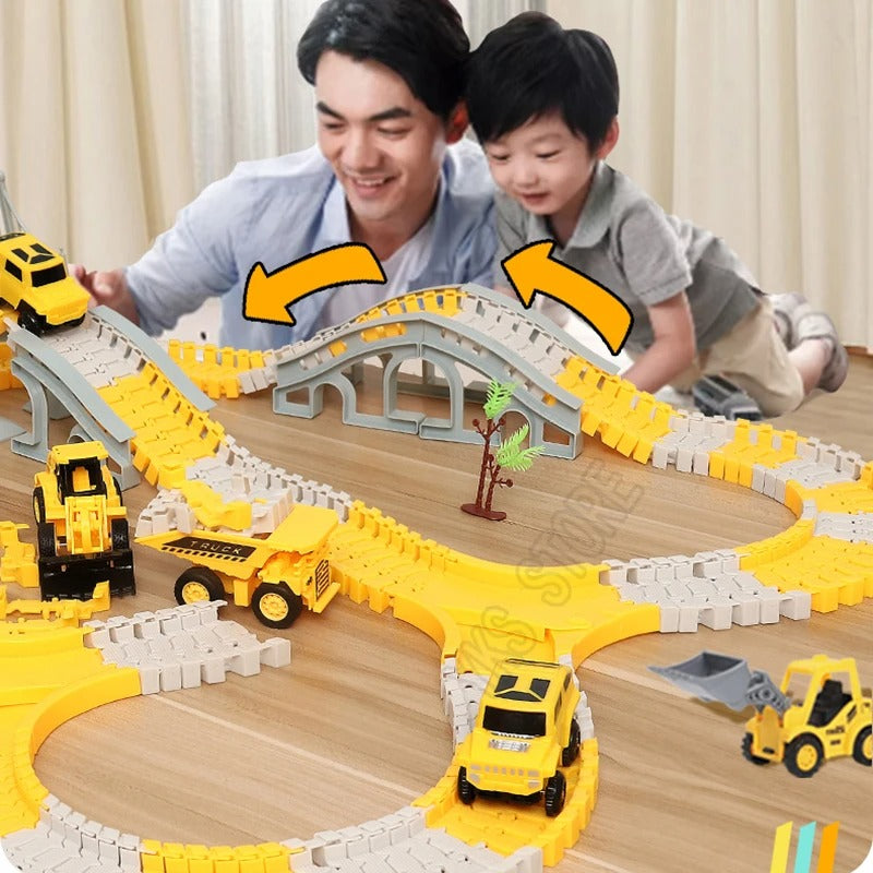 Straßenbau Set - Bauen Sie Ihre eigene Rennstrecke
