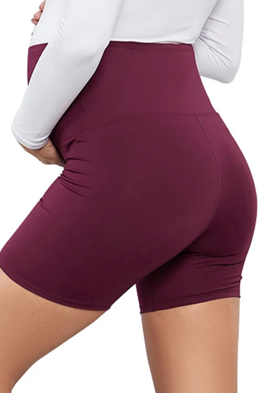 BellyBreeze™ – Schwangerschaftsshorts mit Hohem Bund – Atmungsaktiv & Bequem