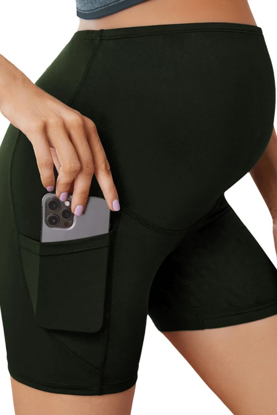 BellyBreeze™ – Schwangerschaftsshorts mit Hohem Bund – Atmungsaktiv & Bequem
