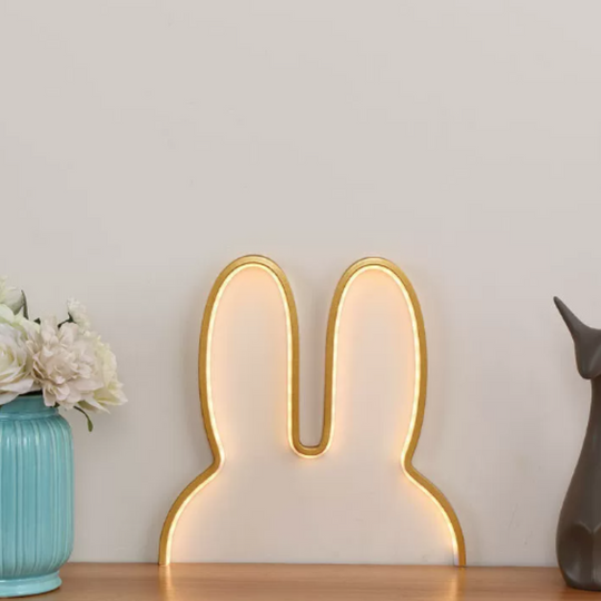 GlowHopper™ – Kaninchen Nachtlicht für Kinderzimmer – USB Aufladbar & Farbwechsel