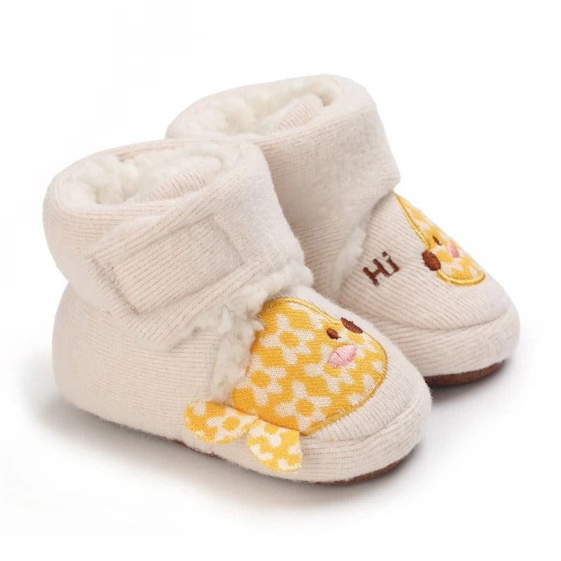 CozyPaws™ – Warme Dierenschoesche mit Antirutsch – Baby Winterlaarsche