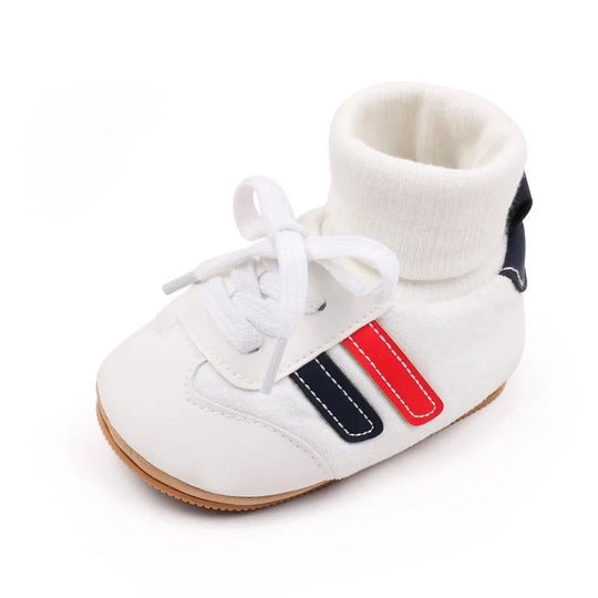 HappySteps™ – Slipvassti Patchwork Schueh – Babys erste Schrittli