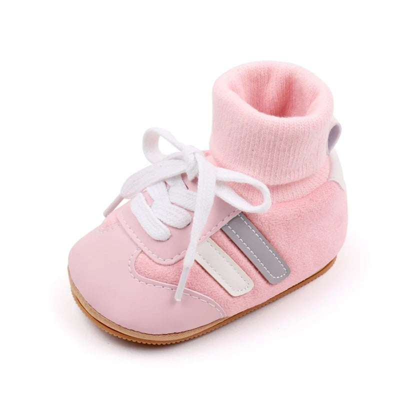 HappySteps™ – Slipvassti Patchwork Schueh – Babys erste Schrittli